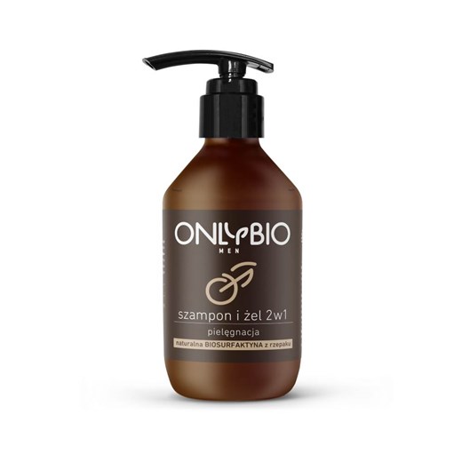 ONLYBIO Szampon i żel 2w1 MEN pielęgnacja 250 ml Onlybio.life  okazyjna cena OnlyBio.life