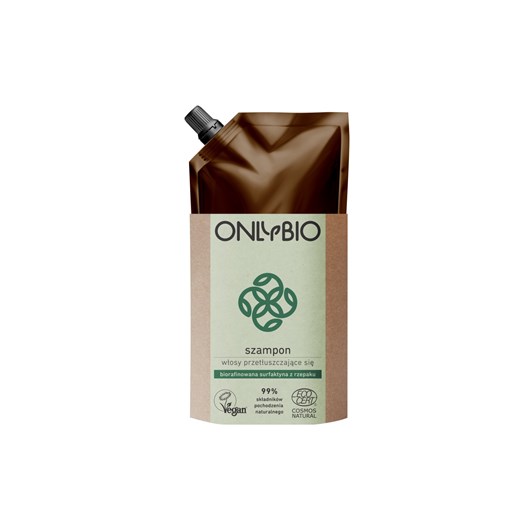 ONLYBIO Szampon włosy przetłuszczające się REFILL 500 ml Onlybio.life  okazyjna cena OnlyBio.life