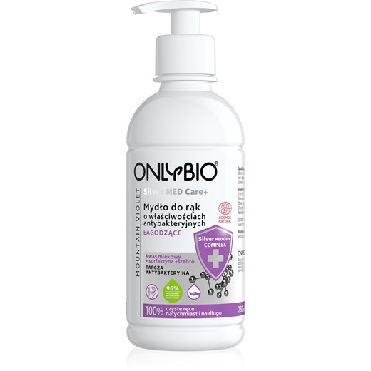 Med Care+ Mydło o właściwościach antybakteryjnych łagodzące 250 ml ONLYBIO Onlybio.life  OnlyBio.life