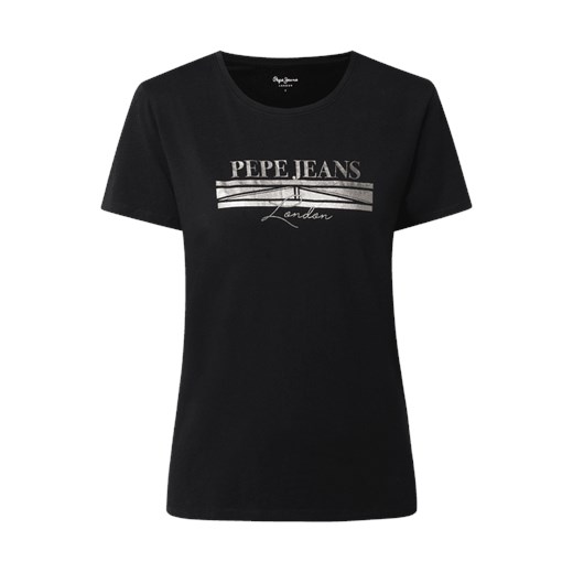 T-shirt z logo model ‘Emilia’ Pepe Jeans XS Peek&Cloppenburg  wyprzedaż