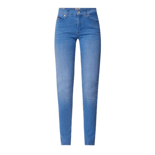Jeansy o kroju skinny fit z dodatkiem streczu model 'Nora' Tommy Jeans 31/32 wyprzedaż Peek&Cloppenburg 