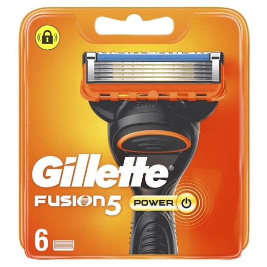 Gillette, wkłady ostrza do maszynki Fusion5 Power, 6 szt. Gillette okazja smyk