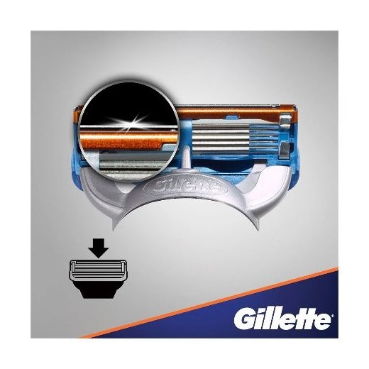 Gillette, wkłady ostrza do maszynki Fusion5 Power, 6 szt. Gillette promocja smyk
