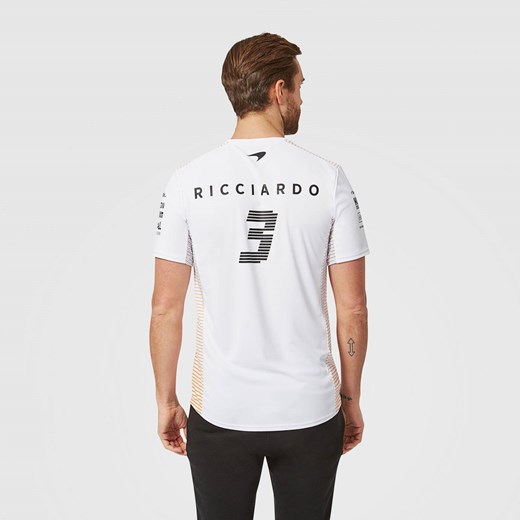 T-shirt męski Mclaren F1 z napisem 