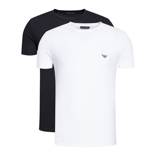 Emporio Armani Underwear Komplet 2 t-shirtów 111267 1P720 11010 Czarny Regular Fit XL MODIVO
