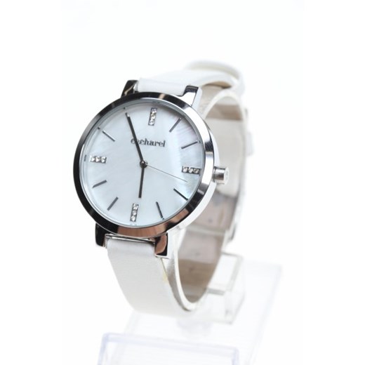 Biały zegarek Cacharel analogowy 