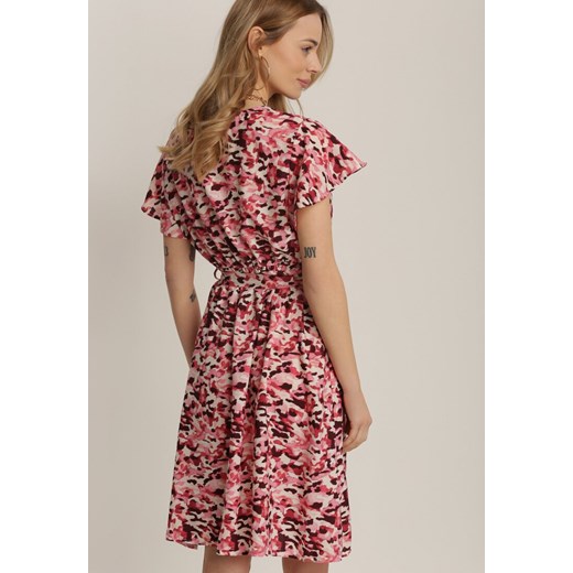 Różowa Sukienka Palamis Renee L/XL Renee odzież