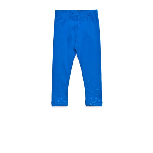 Spodnie Dziewczęce 4M2619 5-10-15 niebieski bawełniane