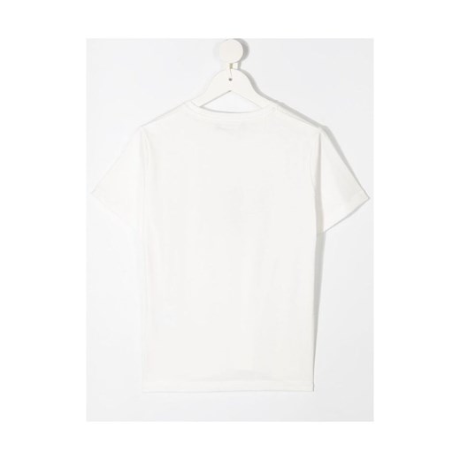 T-shirt chłopięce biały Versace z krótkim rękawem 