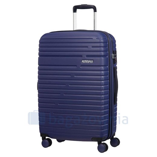 Średnia walizka SAMSONITE AT AERO RACER 116989 Granatowa okazyjna cena Bagażownia.pl
