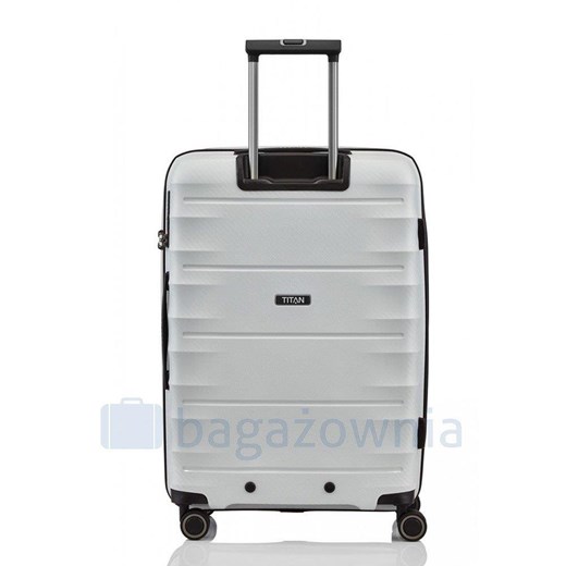 Średnia walizka TITAN HIGHLIGHT 842405-33 Biała Titan wyprzedaż Bagażownia.pl