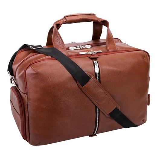 Skórzana torba na laptop 17" McKLEIN Avondale Brązowa Kemer Bagażownia.pl promocyjna cena