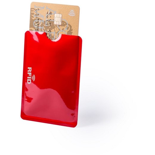 Etui na kartę kredytową KEMER, ochrona przed RFID Czerwone Kemer promocja Bagażownia.pl