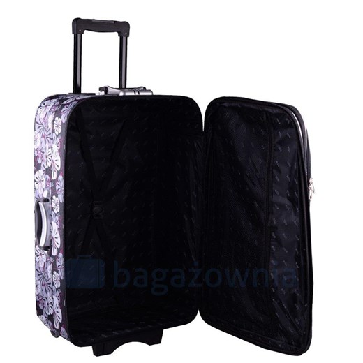 Duża walizka PELLUCCI RGL 773 L Biało Czarna Pellucci wyprzedaż Bagażownia.pl