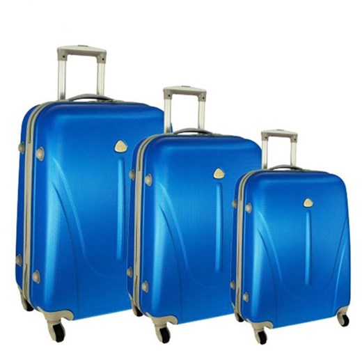 Zestaw 3 walizek PELLUCCI RGL 883 Niebieskie Pellucci Bagażownia.pl wyprzedaż