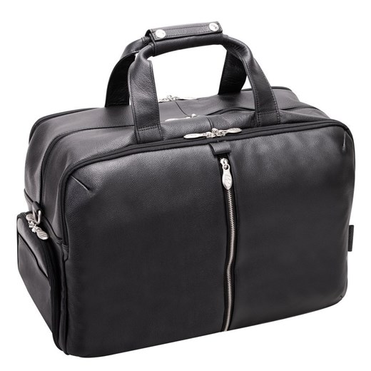 Skórzana torba na laptop 17" McKLEIN Avondale Czarna Kemer Bagażownia.pl promocyjna cena
