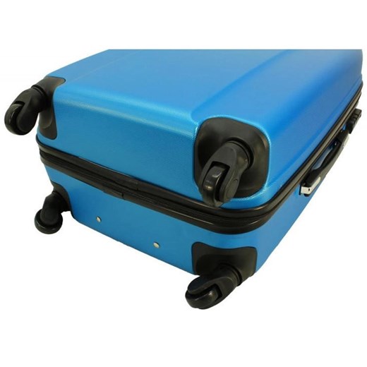 Mała kabinowa walizka PELLUCCI RGL 790 S Metaliczno Niebieska Pellucci okazja Bagażownia.pl