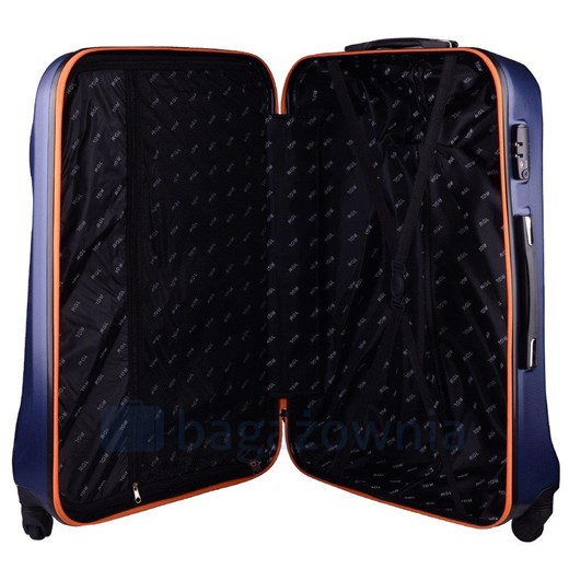 Duża walizka PELLUCCI RGL 750 L Granatowo Pomarańczowa Pellucci okazyjna cena Bagażownia.pl