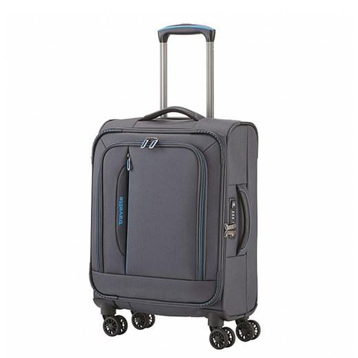 Mała kabinowa walizka TRAVELITE CROSSLITE 89547-04 Antacyt Travelite wyprzedaż Bagażownia.pl