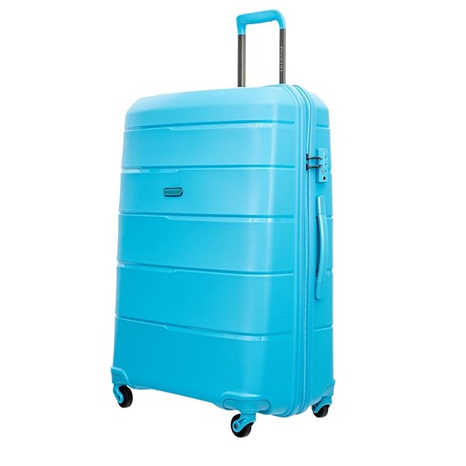 Duża walizka PUCCINI BAHAMAS PP016A 7 Błękitna Puccini okazyjna cena Bagażownia.pl