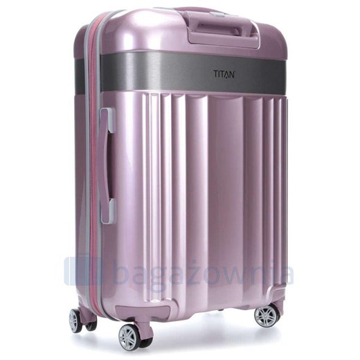 Duża walizka TITAN Spotlight Flash 831404-12 Różowa Titan Bagażownia.pl wyprzedaż