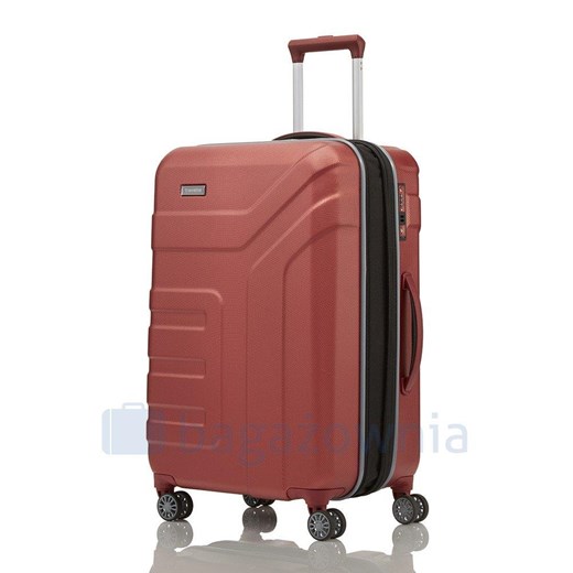 Średnia walizka TRAVELITE VECTOR 72048-88 Czerwona Travelite okazyjna cena Bagażownia.pl