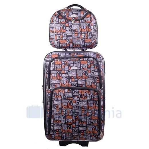 Zestaw walizek PELLUCCI RGL 773 Szaro Pomarańczowe Pellucci okazyjna cena Bagażownia.pl