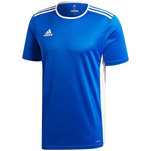 Koszulka męska adidas Entrada 18 Jersey niebieska CF1037 promocyjna cena Bagażownia.pl