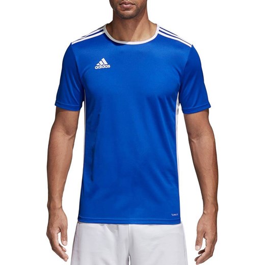 Koszulka męska adidas Entrada 18 Jersey niebieska CF1037 okazja Bagażownia.pl