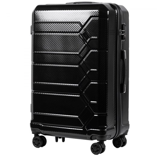 Duża walizka KEMER WINGS PC185 L Czarna Kemer promocja Bagażownia.pl
