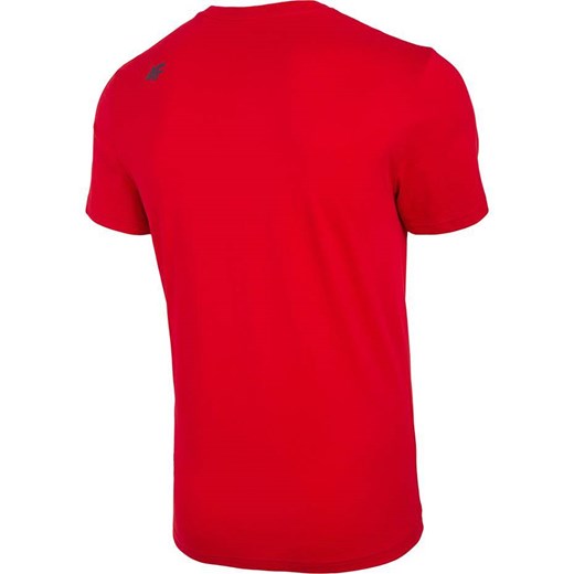 Koszulka męska 4F czerwona NOSH4 TSM003 62S Bagażownia.pl