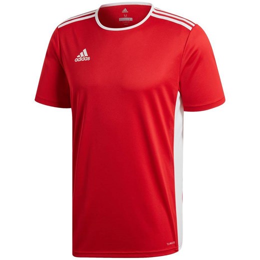 Koszulka dla dzieci adidas Entrada 18 Jersey JUNIOR czerwona CF1038/CF1050 okazja Bagażownia.pl