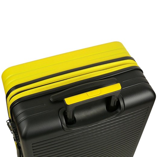 Średnia walizka NATIONAL GEOGRAPHIC Pulse Żółto Czarna National Geographic Bagażownia.pl wyprzedaż