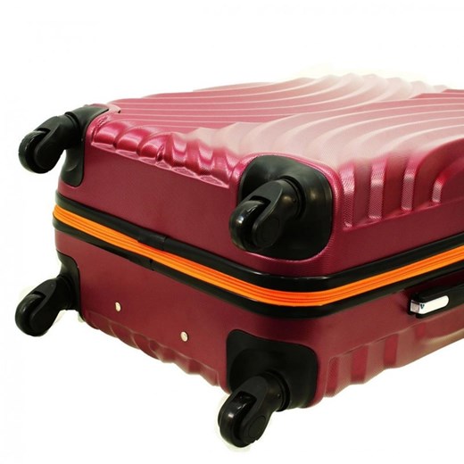 Mała kabinowa walizka PELLUCCI RGL 760 S Szaro Pomarańczowa Pellucci okazyjna cena Bagażownia.pl