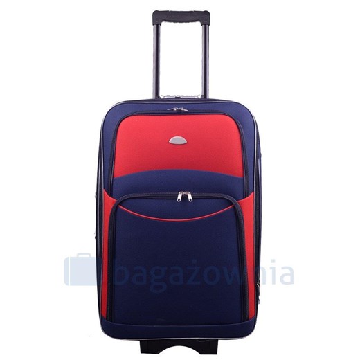 Średnia walizka PELLUCCI RGL 773 M Granatowo Czerwona Pellucci promocja Bagażownia.pl