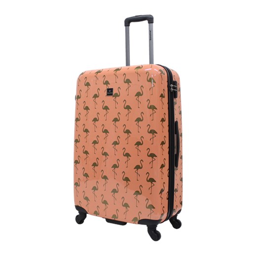 Duża walizka  SAXOLINE Golden Flamingo L 1410H0.78.103 Saxoline okazja Bagażownia.pl
