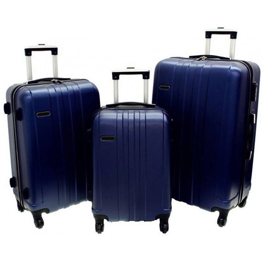 Zestaw 3 walizek PELLUCCI RGL 740 Granatowe Pellucci promocyjna cena Bagażownia.pl