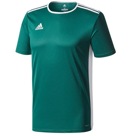 Koszulka męska adidas Entrada 18 Jersey zielona CD8358 okazyjna cena Bagażownia.pl