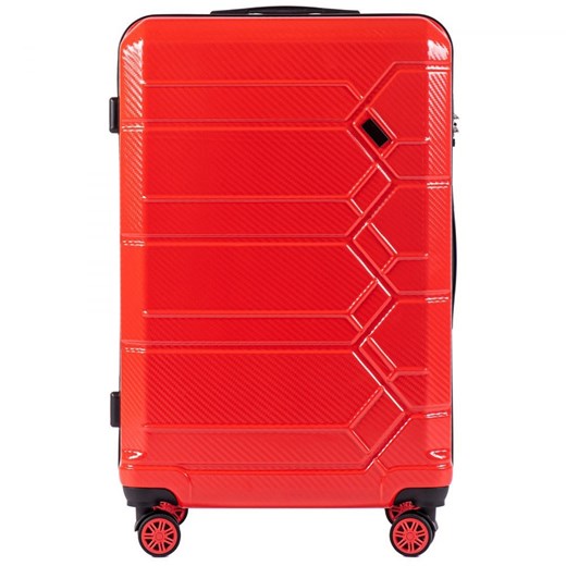 Duża walizka KEMER WINGS PC185 L Czerwona Kemer wyprzedaż Bagażownia.pl