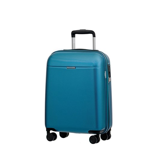 Mała kabinowa walizka PUCCINI VOYAGER PC005C 7 Błękitna Puccini Bagażownia.pl wyprzedaż