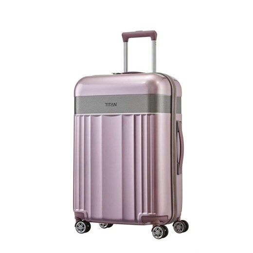 Średnia walizka TITAN Spotlight Flash 831405-12 Różowa Titan promocja Bagażownia.pl