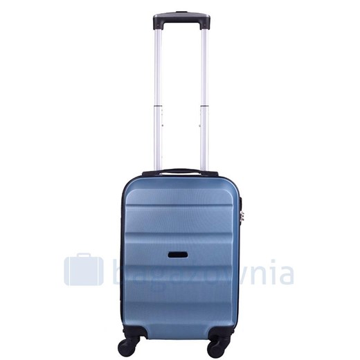 Bardzo mała kabinowa walizka KEMER WINGS AT01 XS Metaliczny Niebieski Kemer okazja Bagażownia.pl