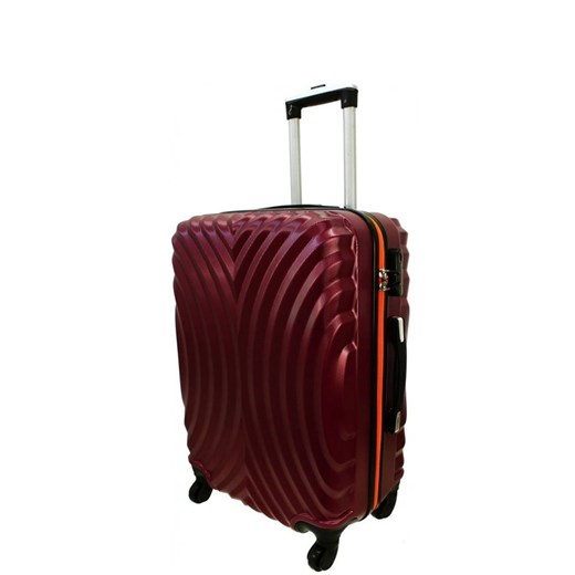 Mała kabinowa walizka PELLUCCI RGL 760 S Bordowo Pomarańczowa Pellucci promocyjna cena Bagażownia.pl