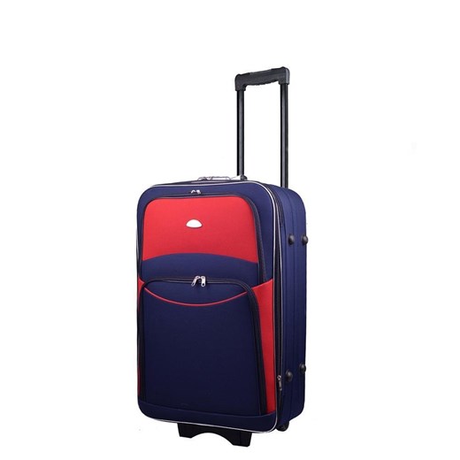Mała kabinowa walizka PELLUCCI RGL 773 S Granatowo Czerwona Pellucci promocja Bagażownia.pl