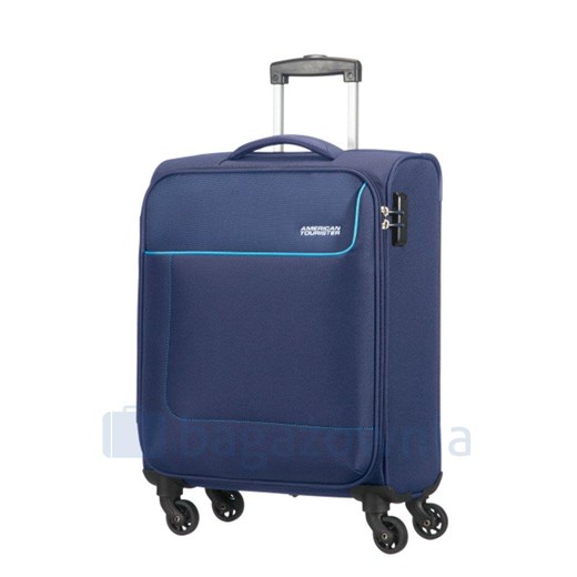 Mała kabinowa walizka SAMSONITE AT FUNSHINE 75507 Granatowa promocja Bagażownia.pl