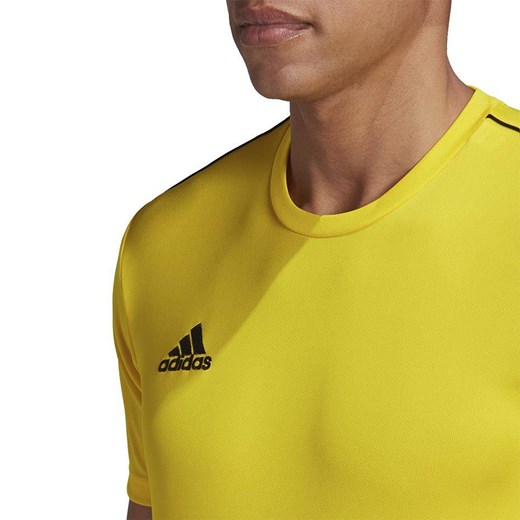 Koszulka męska adidas Core 18 Training Jersey żółta FS1905 Bagażownia.pl wyprzedaż