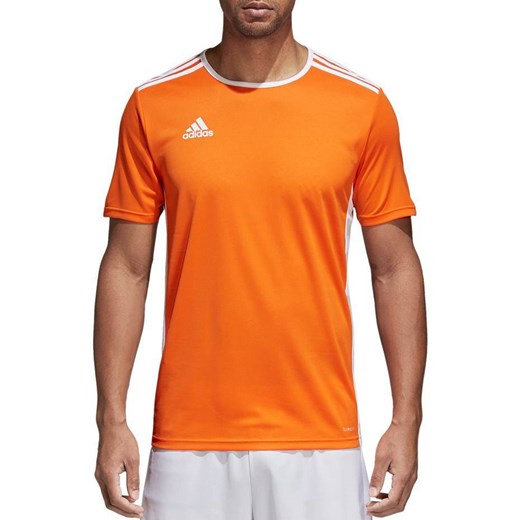 Koszulka męska adidas Entrada 18 Jersey pomarańczowa CD8366 wyprzedaż Bagażownia.pl