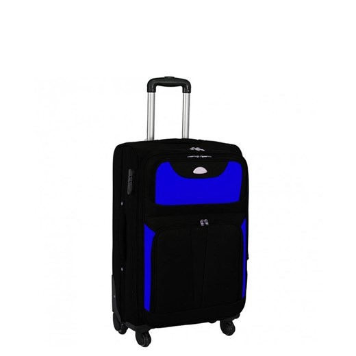 Mała kabinowa walizka PELLUCCI RGL S-010 S RYANAIR Czarno Niebieska Pellucci wyprzedaż Bagażownia.pl