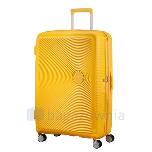 Duża walizka SAMSONITE AT SOUNDBOX 88474 Żółta wyprzedaż Bagażownia.pl