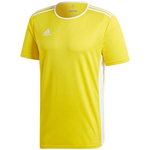Koszulka dla dzieci adidas Entrada 18 Jersey JUNIOR żółta CD8390/CF1039 wyprzedaż Bagażownia.pl